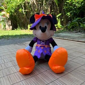 Disney Minnie Mouse Halloween Witch Plush 2022‎ Official Licensed